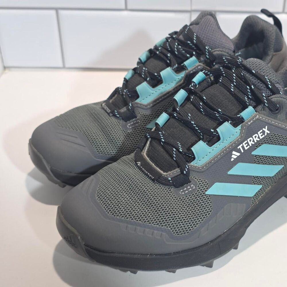 Adidas Women's Grey and Black Trainers
